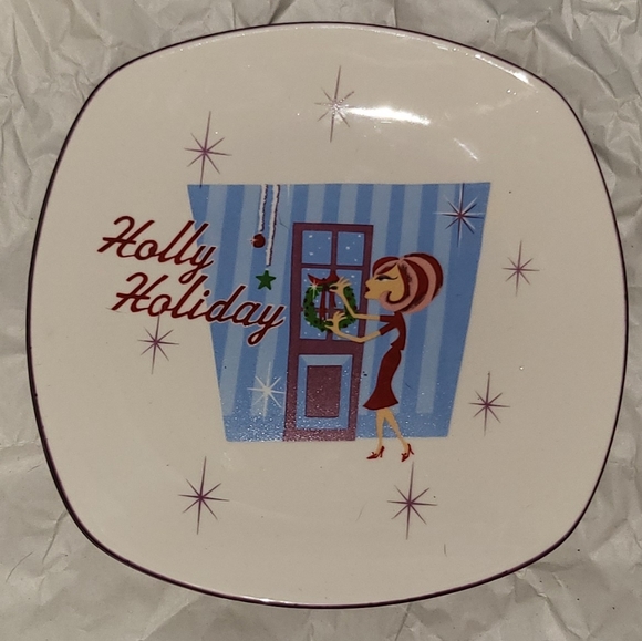 Sakura 4 PC Holiday Plate Set - Picture 7 of 8